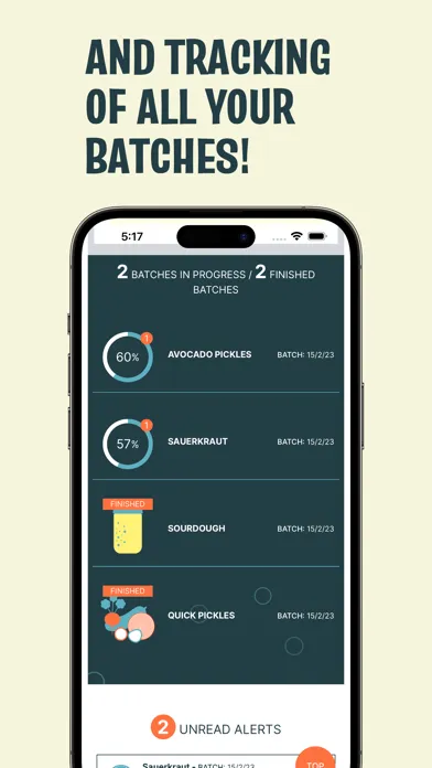 Screenshot di FermentApp