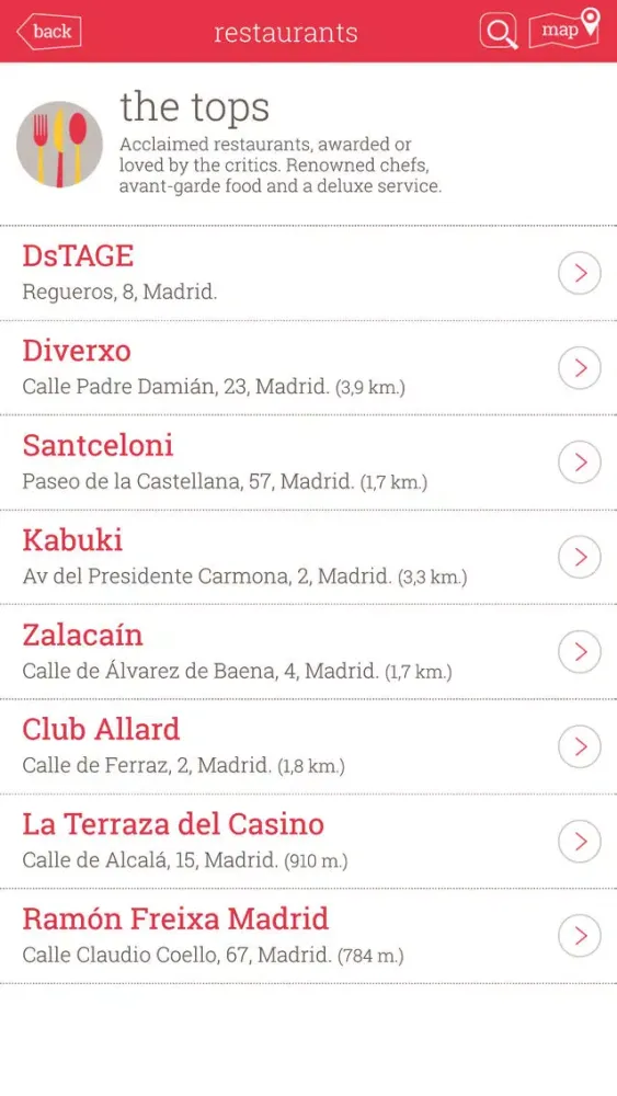 Madrid Punto Guide Screenshots