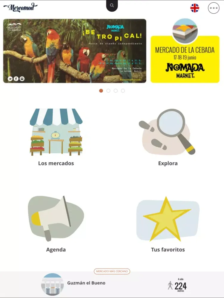 Tangkapan layar Mercamad - Mercados de Madrid iPad 