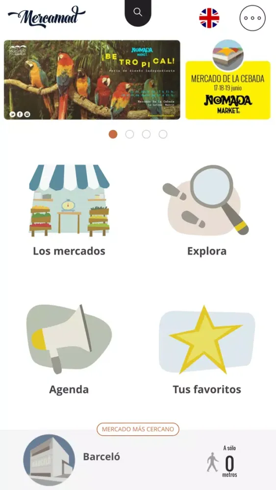 Tangkapan layar Mercamad - Mercados de Madrid
