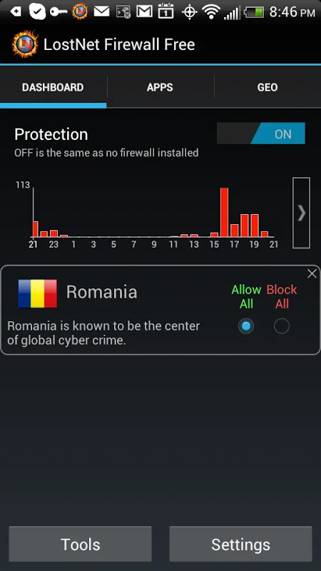صور LostNet Firewall