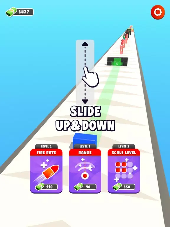 Tangkapan skrin Gun Shift iPad 