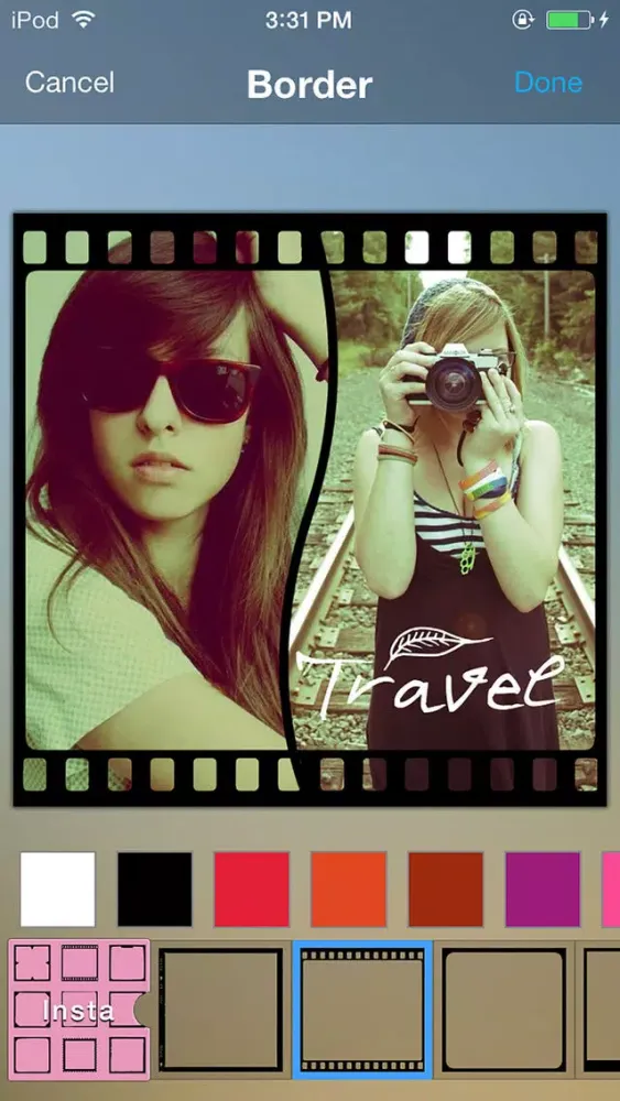 Tangkapan layar Photo Collage ＋ Effect & Text