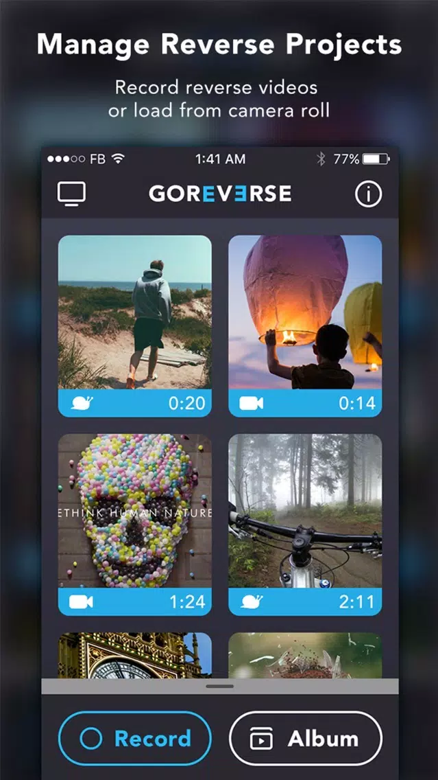 GoReverse: Reverse Video Maker應用截圖