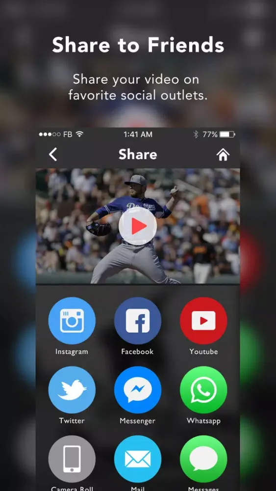 GoSports: Video Editor for Slow and Fast Motion应用截图