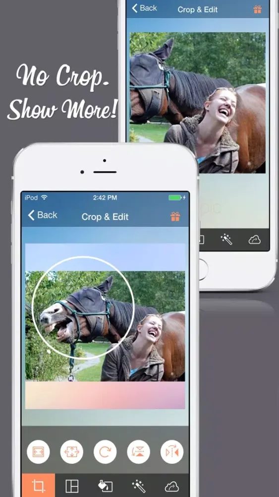 Ảnh chụp màn hình của Cropic - Crop Photo & Video
