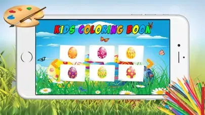 Capturas de tela do Easter Egg Coloring Pages For Kids Paint Training