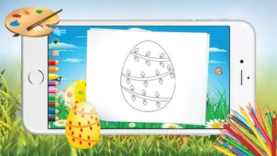 Capturas de tela do Easter Egg Coloring Pages For Kids Paint Training