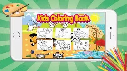 Ảnh chụp màn hình của Pet Animal Coloring Pages for Kids Painting Lesson