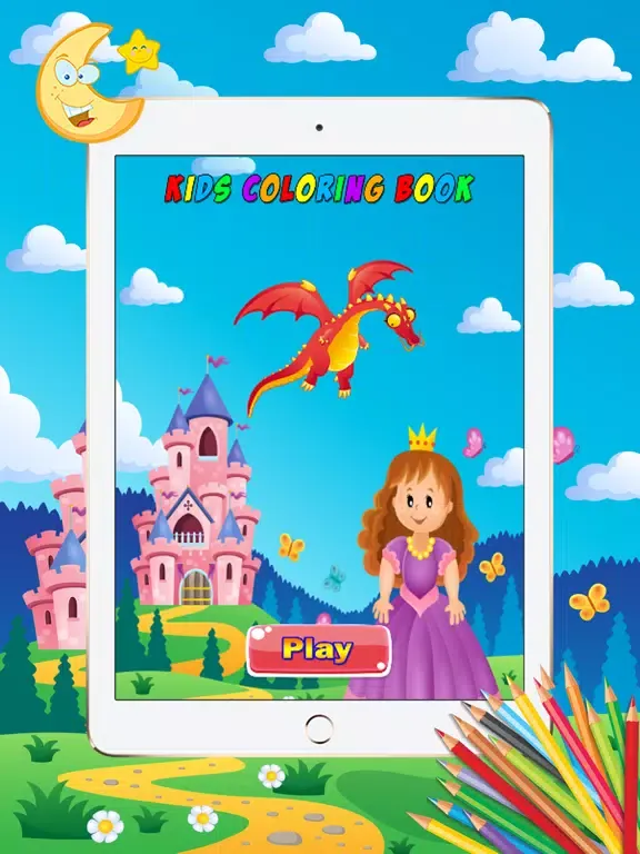Captures d'écran de Princess Coloring Book - Paint Learning For Kids iPad 