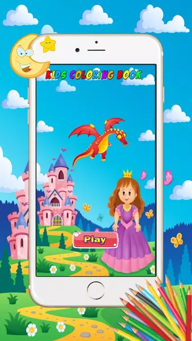 Captures d'écran de Princess Coloring Book - Paint Learning For Kids