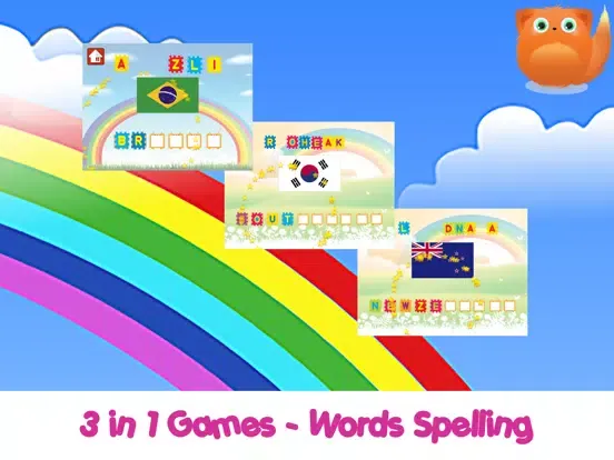World Flags Learning - Words Reading & Vocabulary iPad  स्क्रीनशॉट