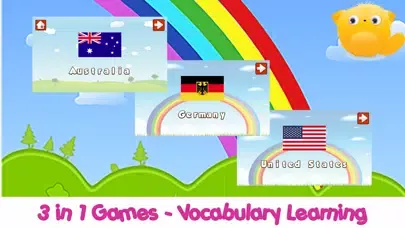 World Flags Learning - Words Reading & Vocabulary स्क्रीनशॉट