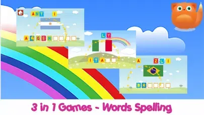 World Flags Learning - Words Reading & Vocabulary स्क्रीनशॉट
