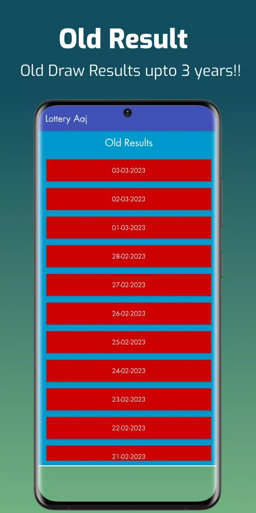 Zrzuty ekranu Lottery Result Sambad