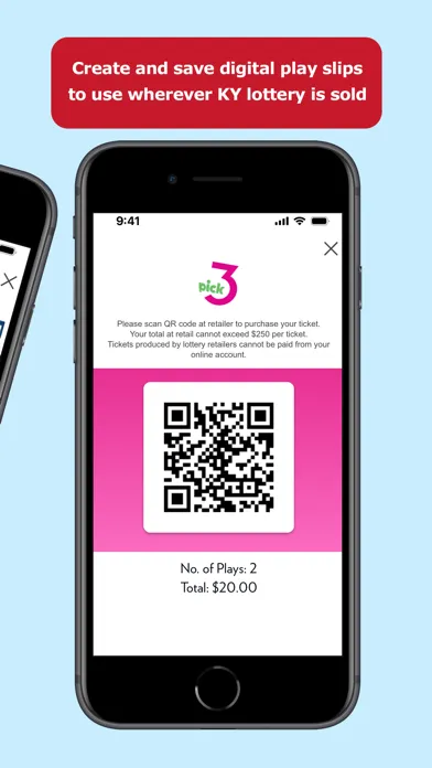 Captures d'écran de Kentucky Lottery Official App