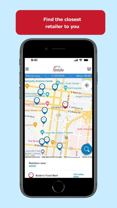 Captures d'écran de Kentucky Lottery Official App