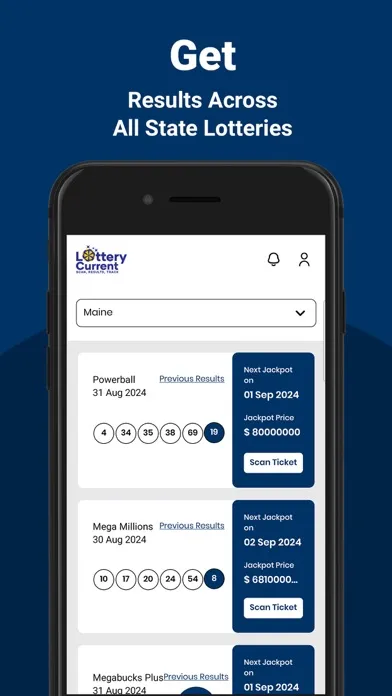 Maine Lottery Ticket Scanner سکرین شاٹس