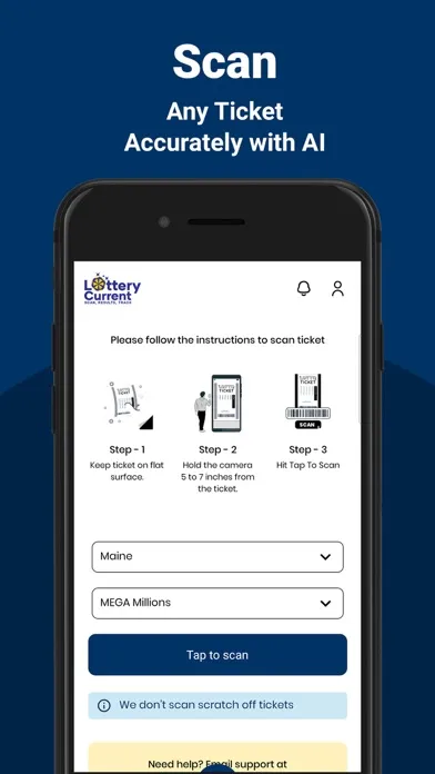 Maine Lottery Ticket Scanner سکرین شاٹس