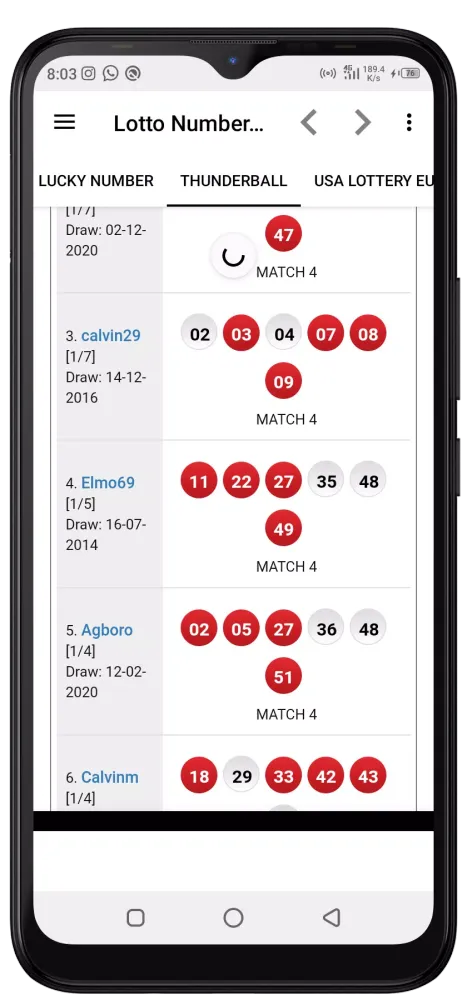 Lotto Numbers Generator Screenshots