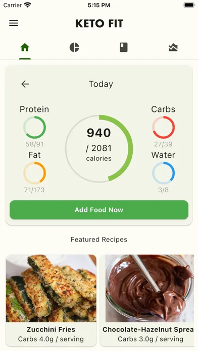 Скриншоты Keto Fit - Low Carb Diet Guide