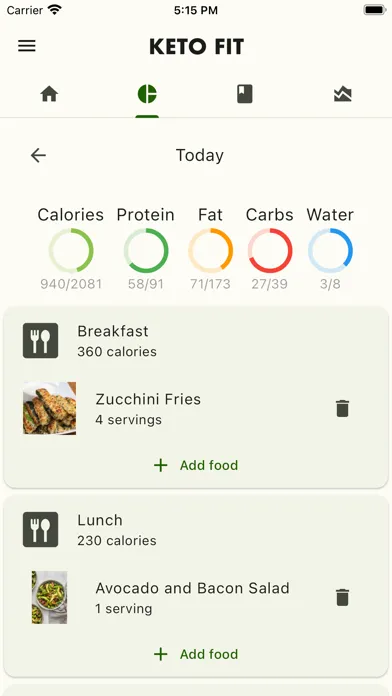 Скриншоты Keto Fit - Low Carb Diet Guide