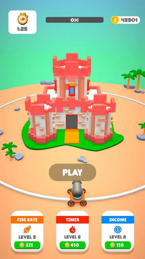 Captures d'écran de Castle Break: Cannon Shooter