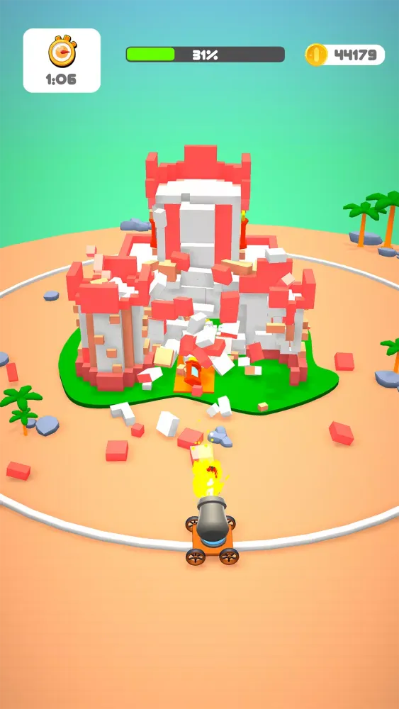 Captures d'écran de Castle Break: Cannon Shooter