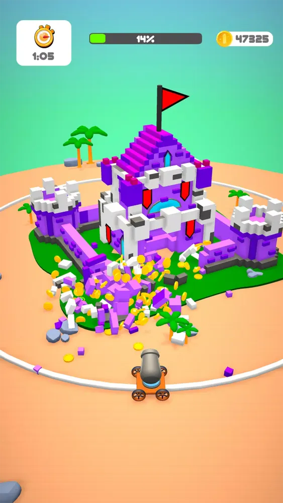 Captures d'écran de Castle Break: Cannon Shooter