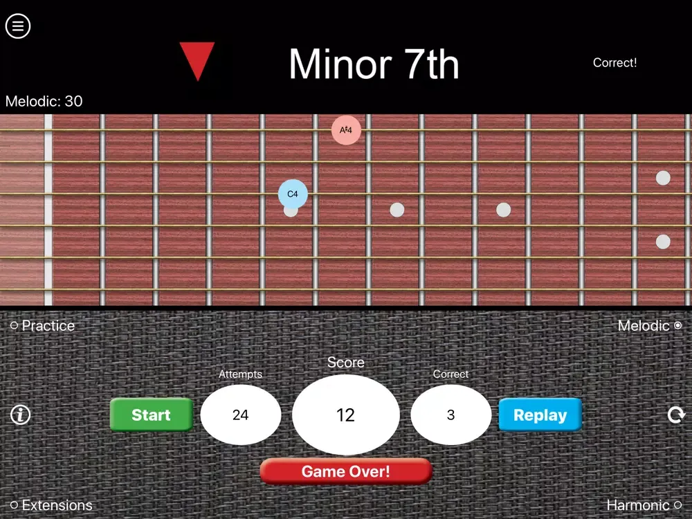 Скриншоты Ear Trainer for Guitarists iPad 