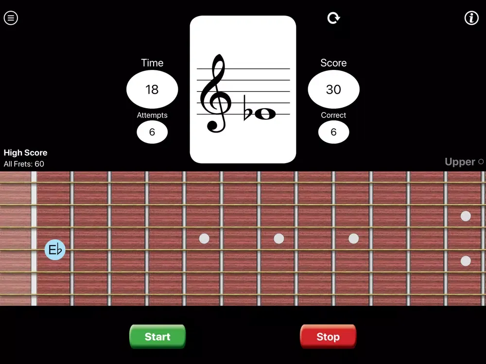 Скриншоты Ear Trainer for Guitarists iPad 