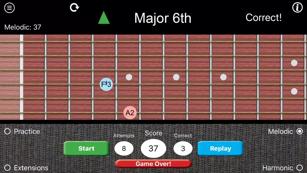 Скриншоты Ear Trainer for Guitarists