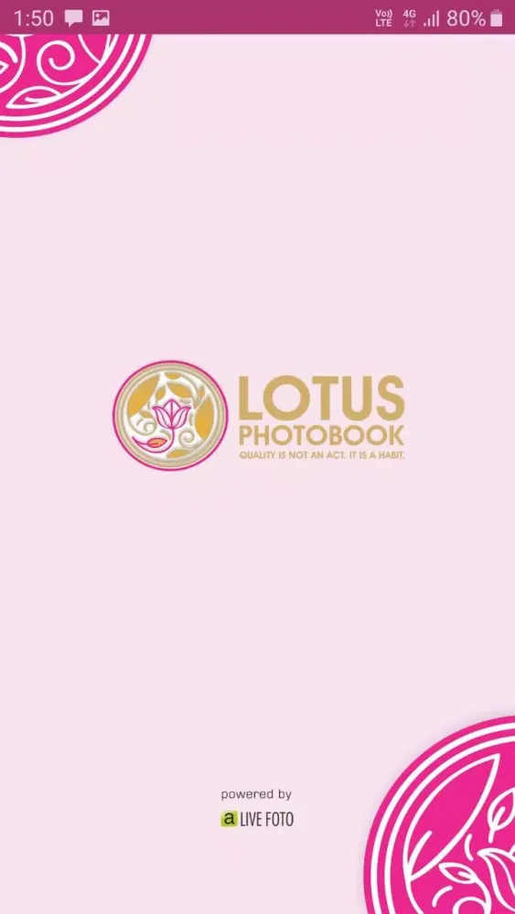Ảnh chụp màn hình của Lotus Photobook