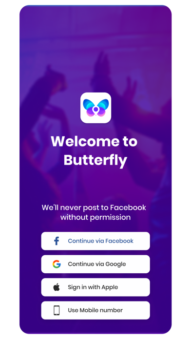 Butterfly Social Network スクリーンショット