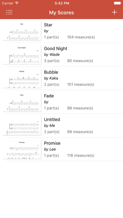 Tangkapan layar Guitar Notation Pro