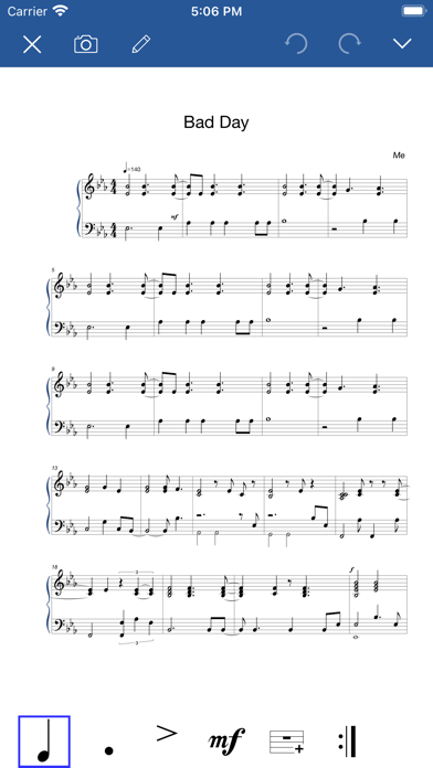 Notation Pad-Sheet Music Score应用截图