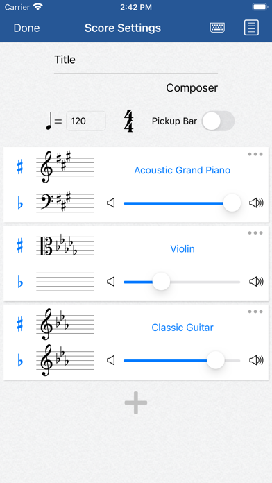Notation Pad-Sheet Music Score应用截图