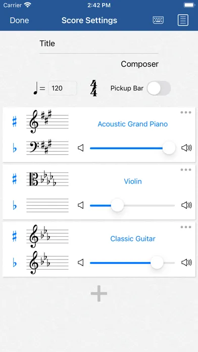 Notation Pad-Sheet Music Score应用截图