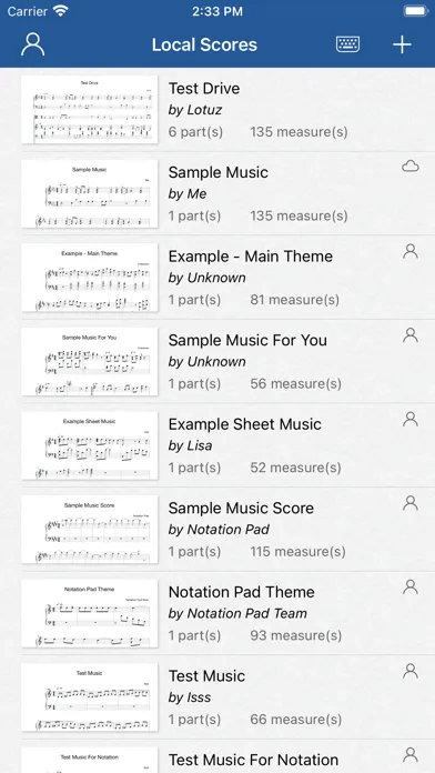 Notation Pad-Sheet Music Score应用截图