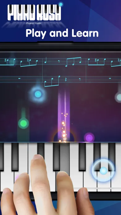 Piano Rush - Piano Games سکرین شاٹس