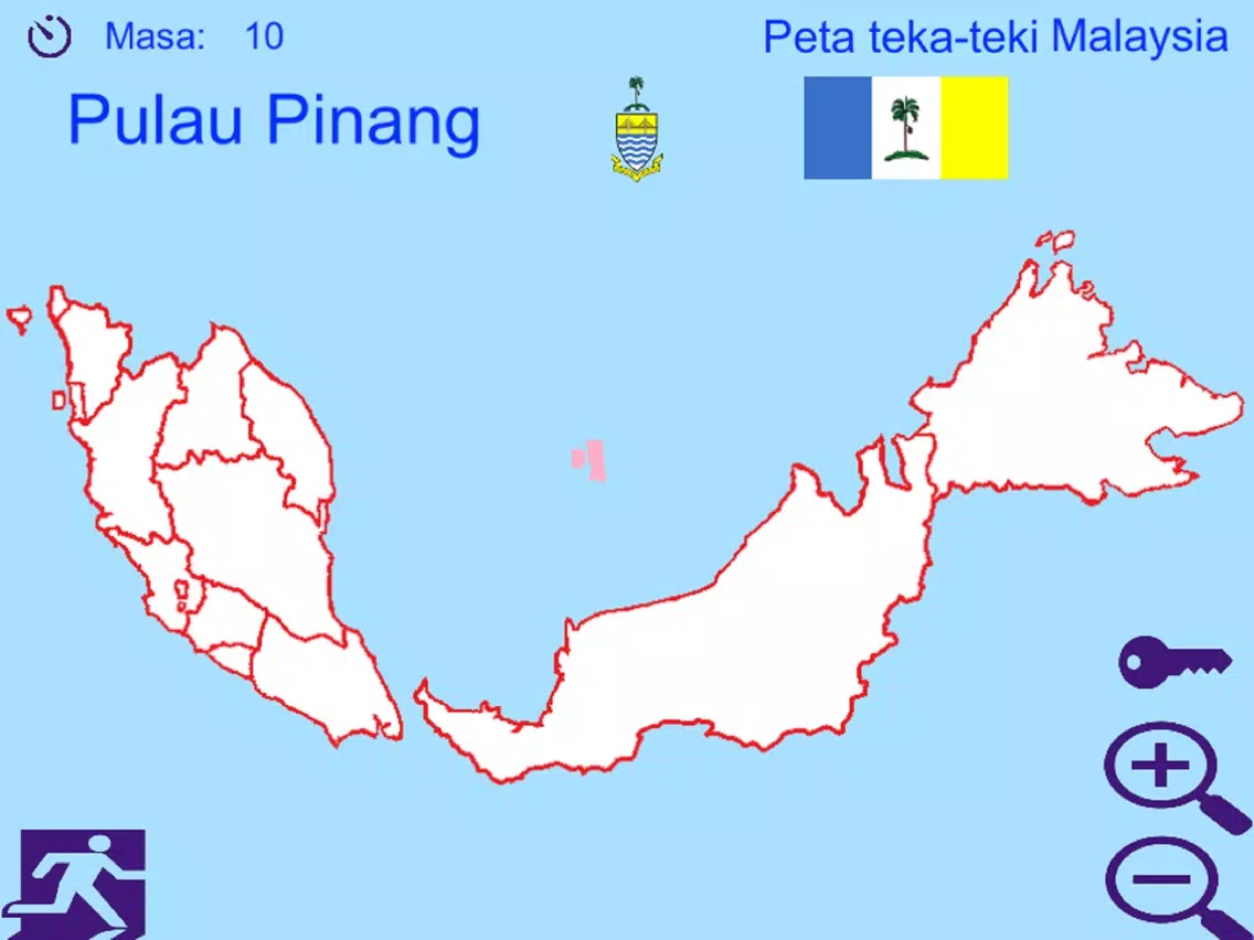 Peta teka teki Malaysia iPad  스크린샷