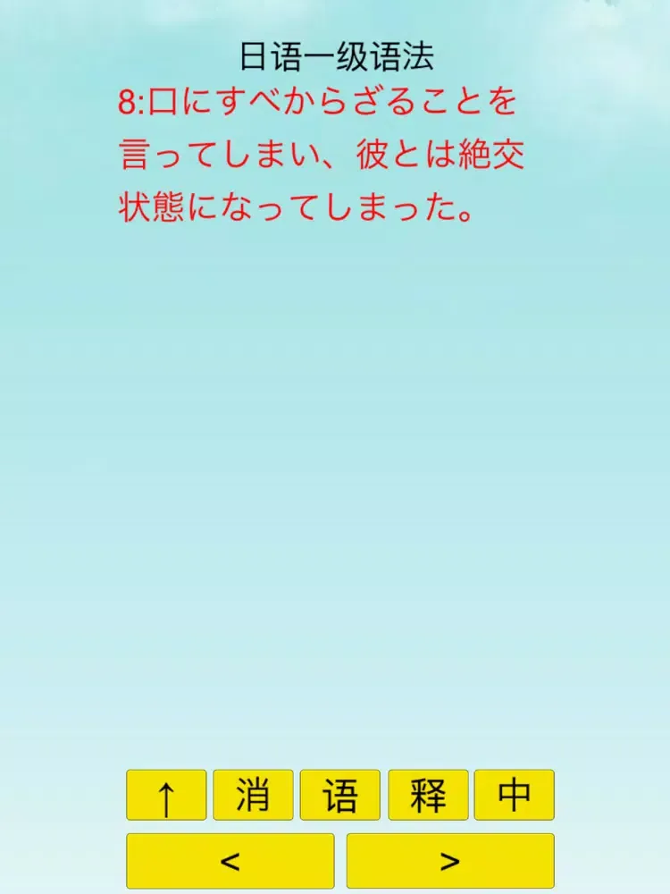 Capturas de tela do 日语一级语法 iPad 