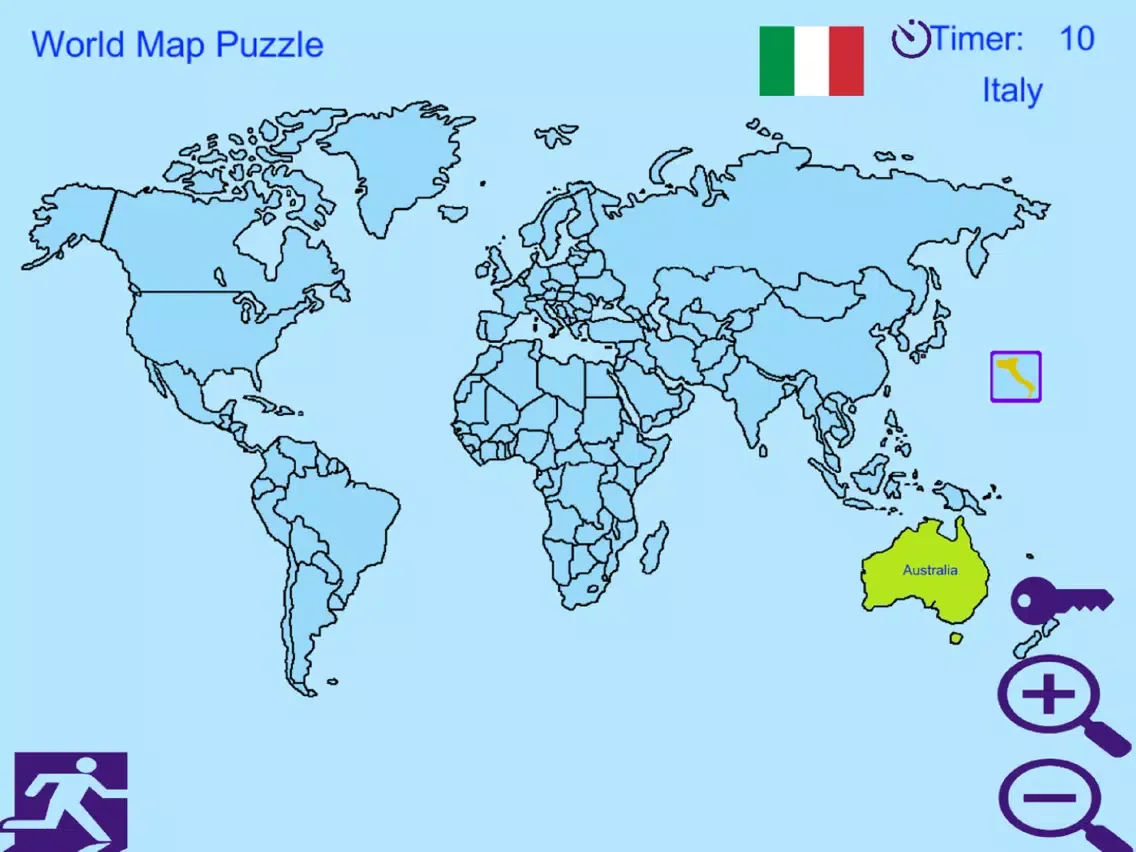 World Map Puzzle V2 iPad  Ekran Görüntüleri