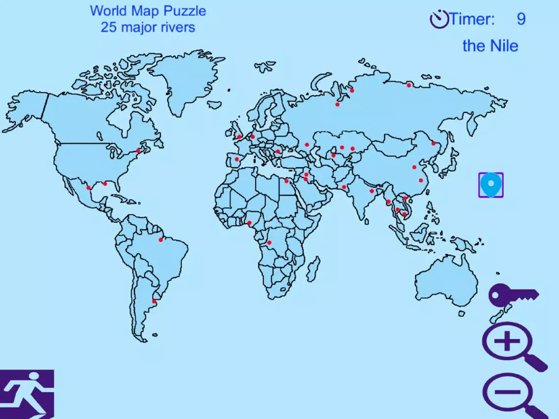 World Map Puzzle V2 iPad  Ekran Görüntüleri