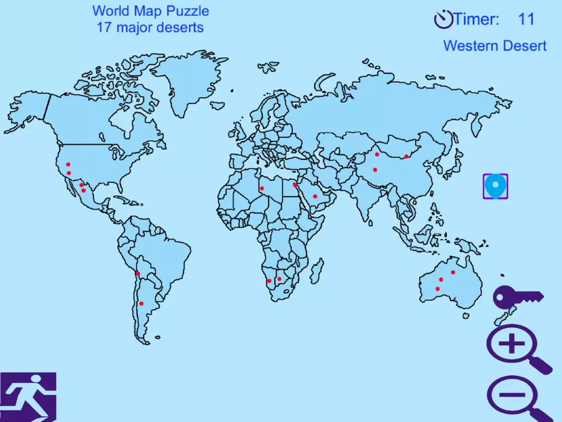 World Map Puzzle V2 iPad  Ekran Görüntüleri