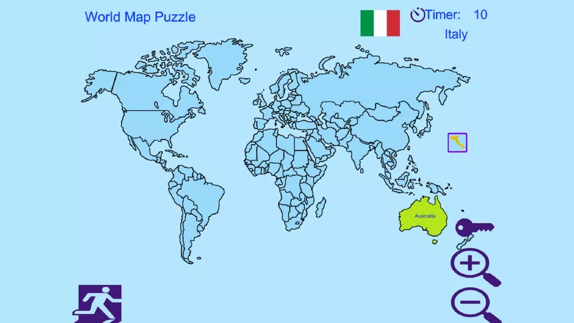 World Map Puzzle V2 Ekran Görüntüleri