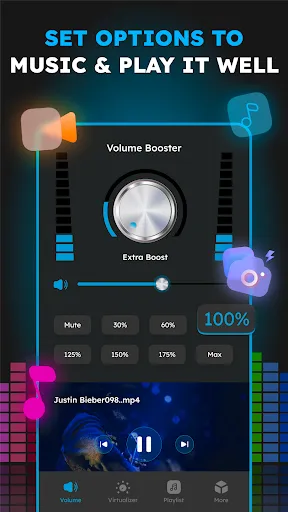 Ảnh chụp màn hình của Volume Booster, Sound Booster