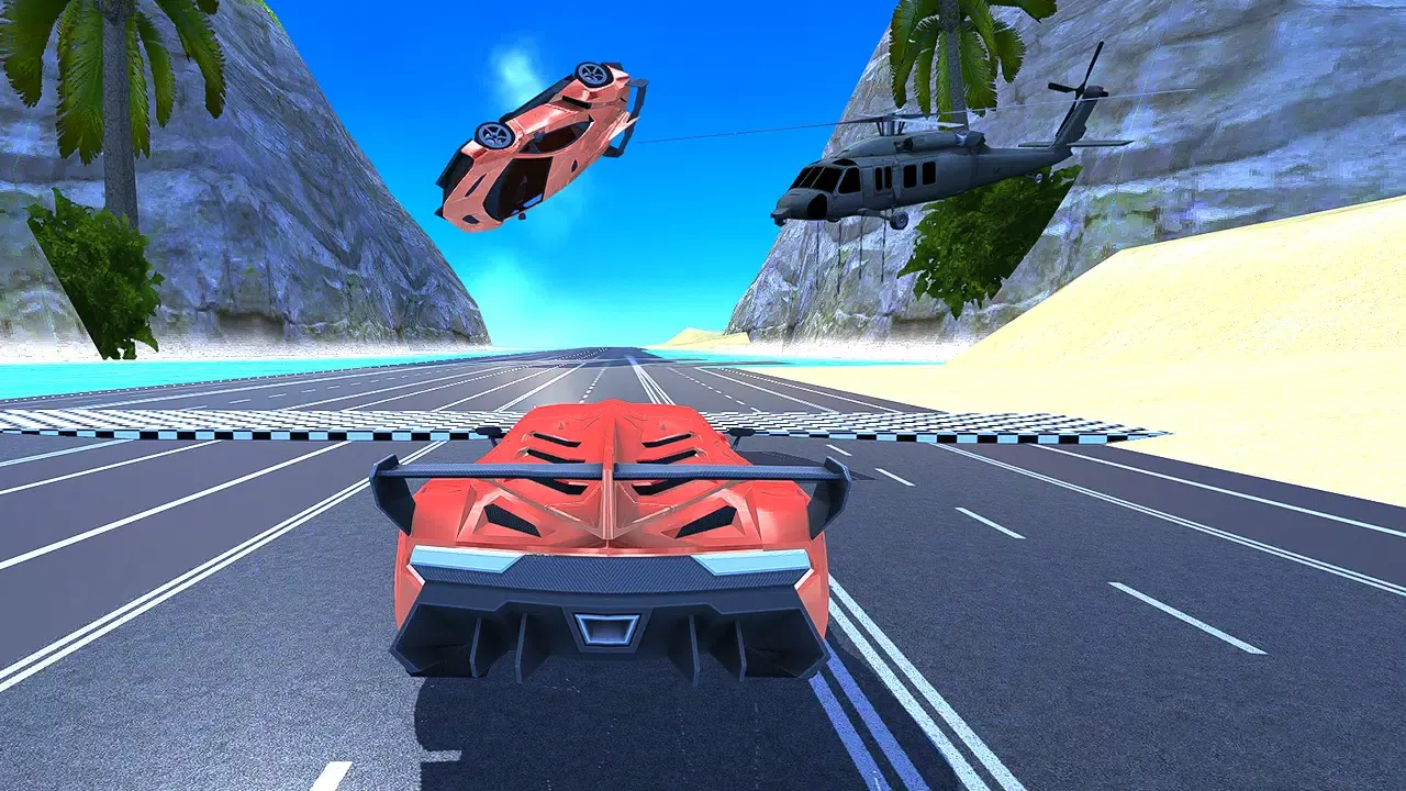 Tangkapan layar Racing Car Vs Falling Car 2020