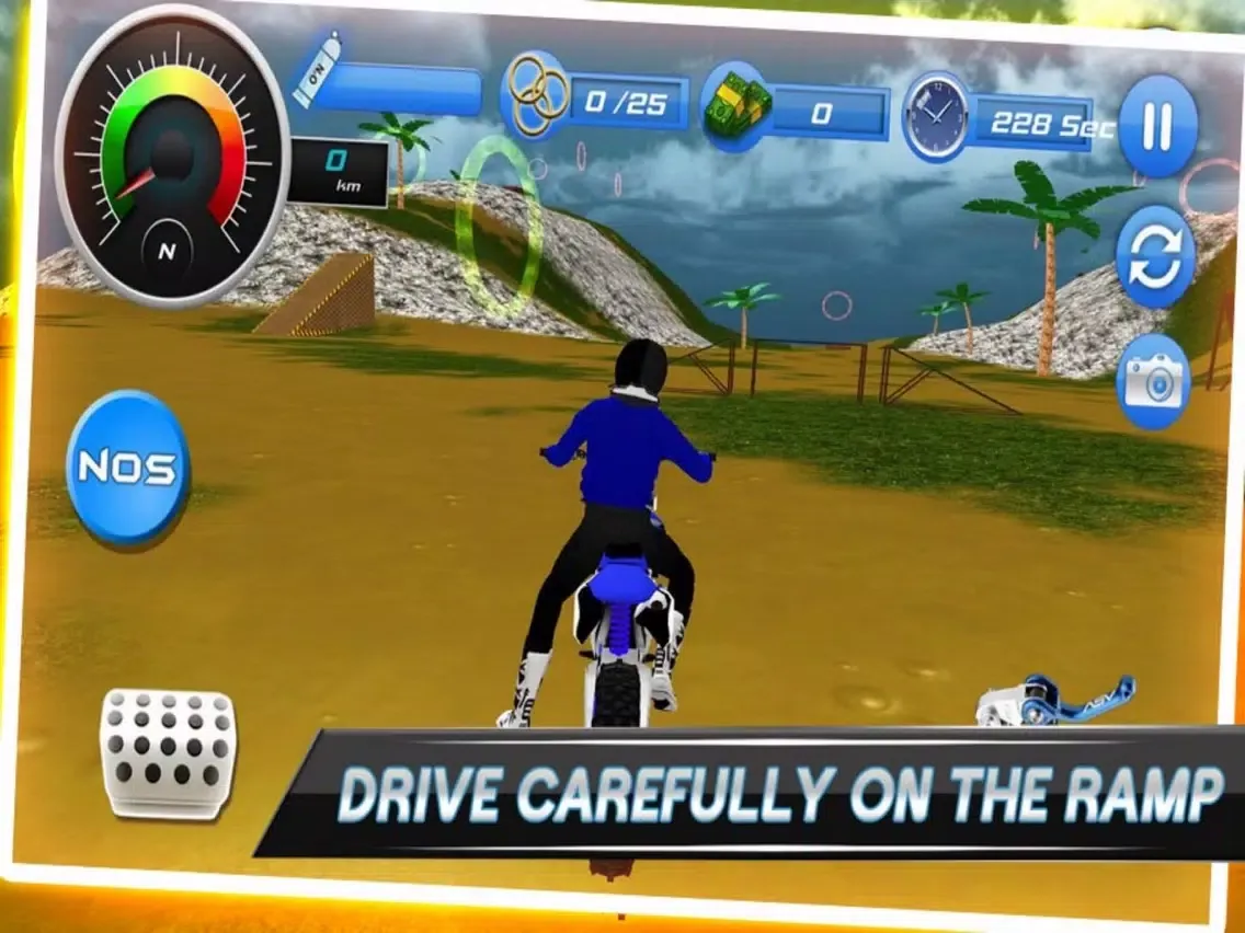ภาพหน้าจอของ Motocross Crazy Racer Cup iPad 
