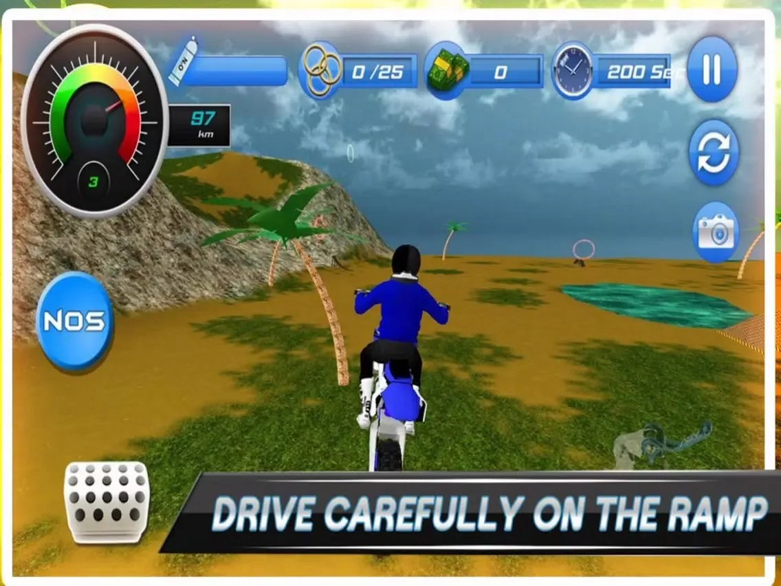 ภาพหน้าจอของ Motocross Crazy Racer Cup iPad 